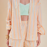 Tape Stripe Poplin Shirt- Sold Out