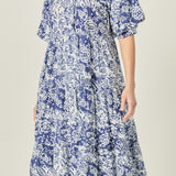 Floral Print Midi Dress