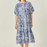Floral Print Midi Dress