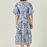 Floral Print Midi Dress