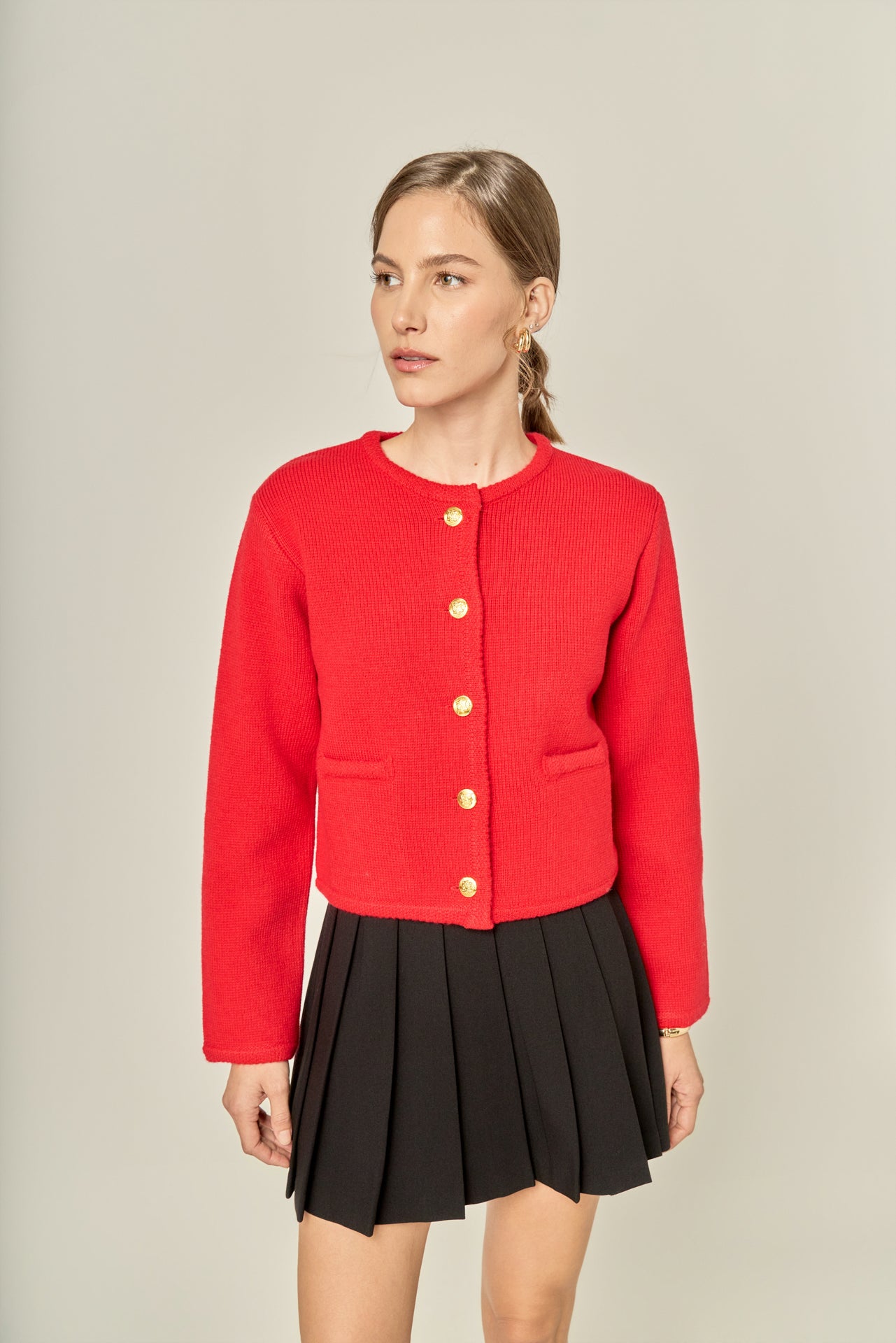 Knit Sweater Cardigan – English Factory