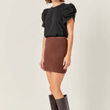 Knit Mini Skirt