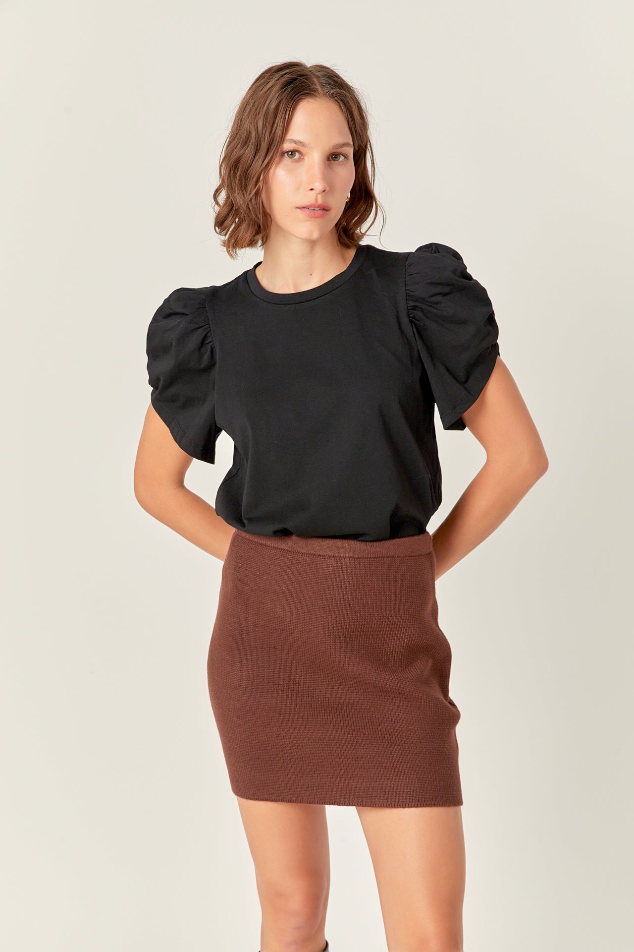 Knit Mini Skirt – English Factory
