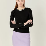 Knit High Waisted Mini Skirt