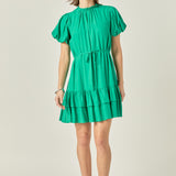 Skinny Belted Mini Dress