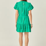Skinny Belted Mini Dress