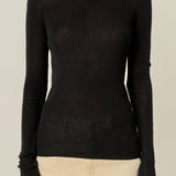 Loose Knit Long Sleeve Top