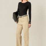 Loose Knit Long Sleeve Top