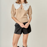 Collared Knit Sweater