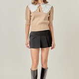 Collared Knit Sweater