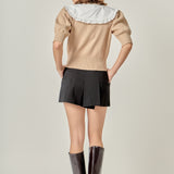 Collared Knit Sweater