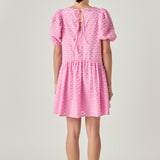 Check Baby Doll Mini Dress