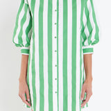 Big Stripe Shirt Dress