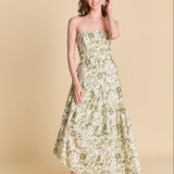 Strapless Asymmetrical Dress- Sold Out