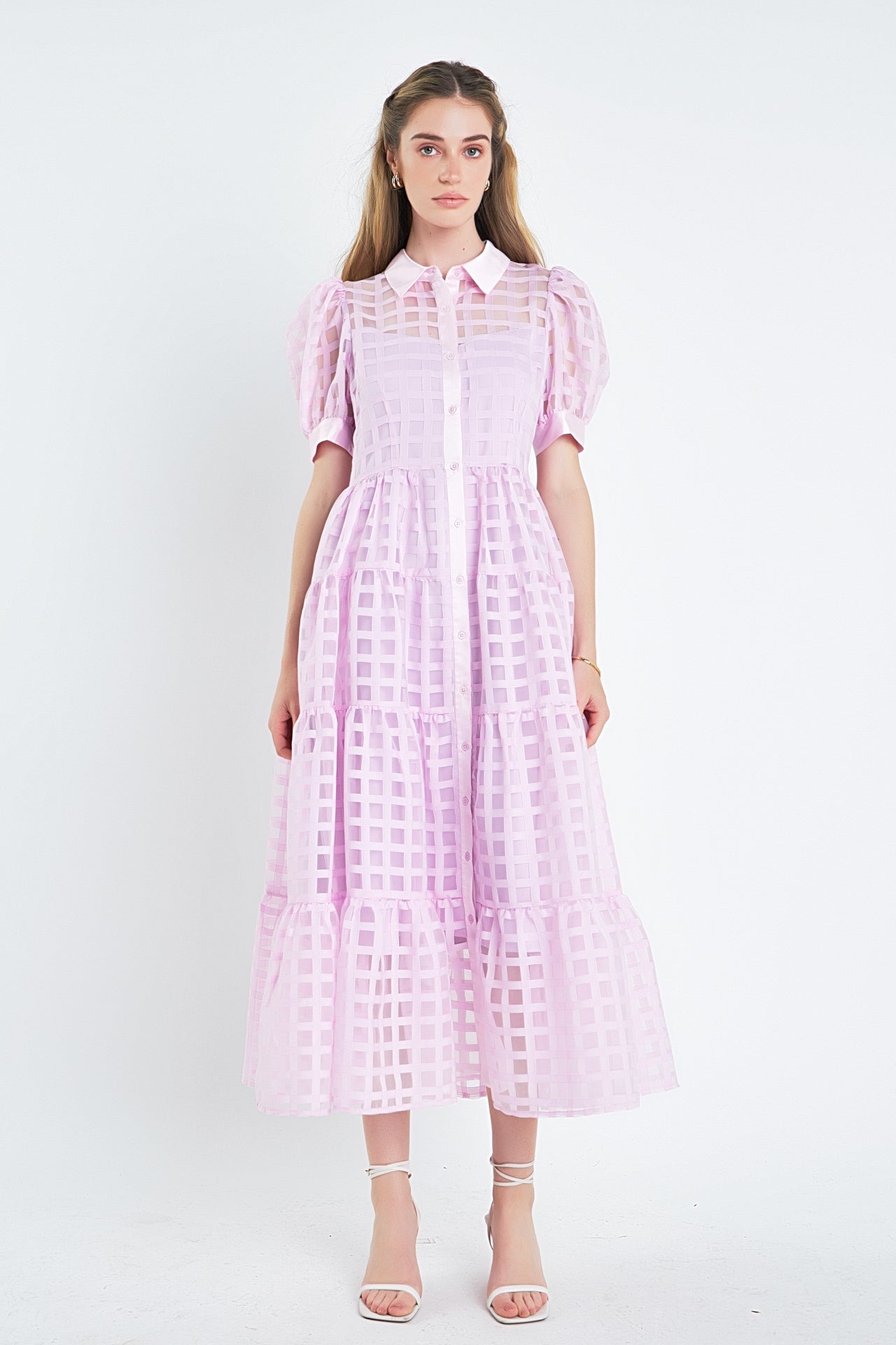 english factory tiered maxi dress English Factory