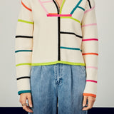 Multi Colored Stripe Sweater