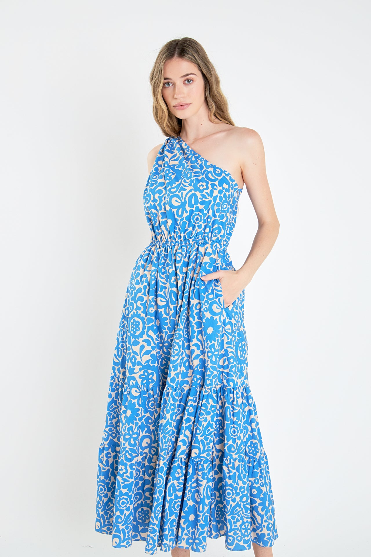 Bella Maxi Dress - Blue Stripe - Petal & Pup USA