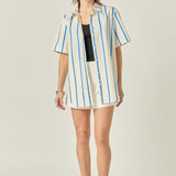 Striped Short Sleeve Top