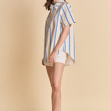 Striped Short Sleeve Top