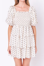 Load image into Gallery viewer, Polka Dot Lurex Multi Tiered Mini
