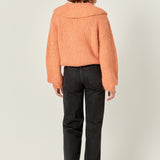 Collared Rib Chunky Sweater