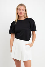 Load image into Gallery viewer, Pleated Shoulder Knit Top
