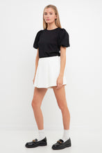 Load image into Gallery viewer, Pleated Shoulder Knit Top

