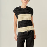 Striped Chunky Vest