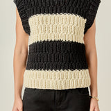 Striped Chunky Vest