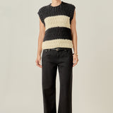 Striped Chunky Vest
