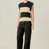 Striped Chunky Vest