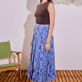 Print Midi Skirt