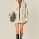 Oversized Sherpa Jacket