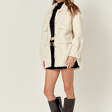 Oversized Sherpa Jacket