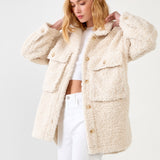 Chaqueta Sherpa extragrande