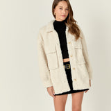 Oversized Sherpa Jacket