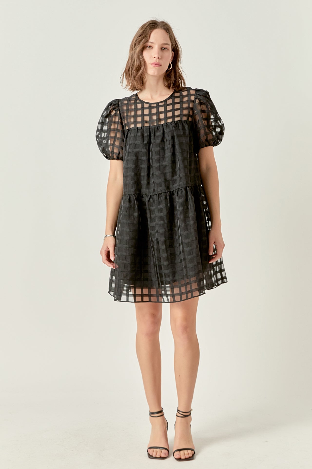 Poplin Combo Knit Dress English Factory Poplin Combo Knit Dress English Factory
