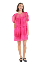 Load image into Gallery viewer, Gridded Organza Mini Dress

