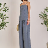 Striped Wide Leg Pant