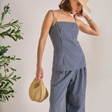 Striped Wide Leg Pant