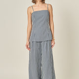 Striped Wide Leg Pant