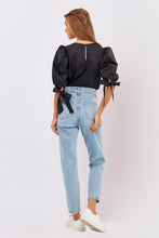 Load image into Gallery viewer, Bow Banded Puff Sleeve Blouse
