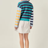 Striped Knit Top