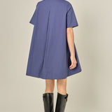 Poplin A-Line Mini Dress