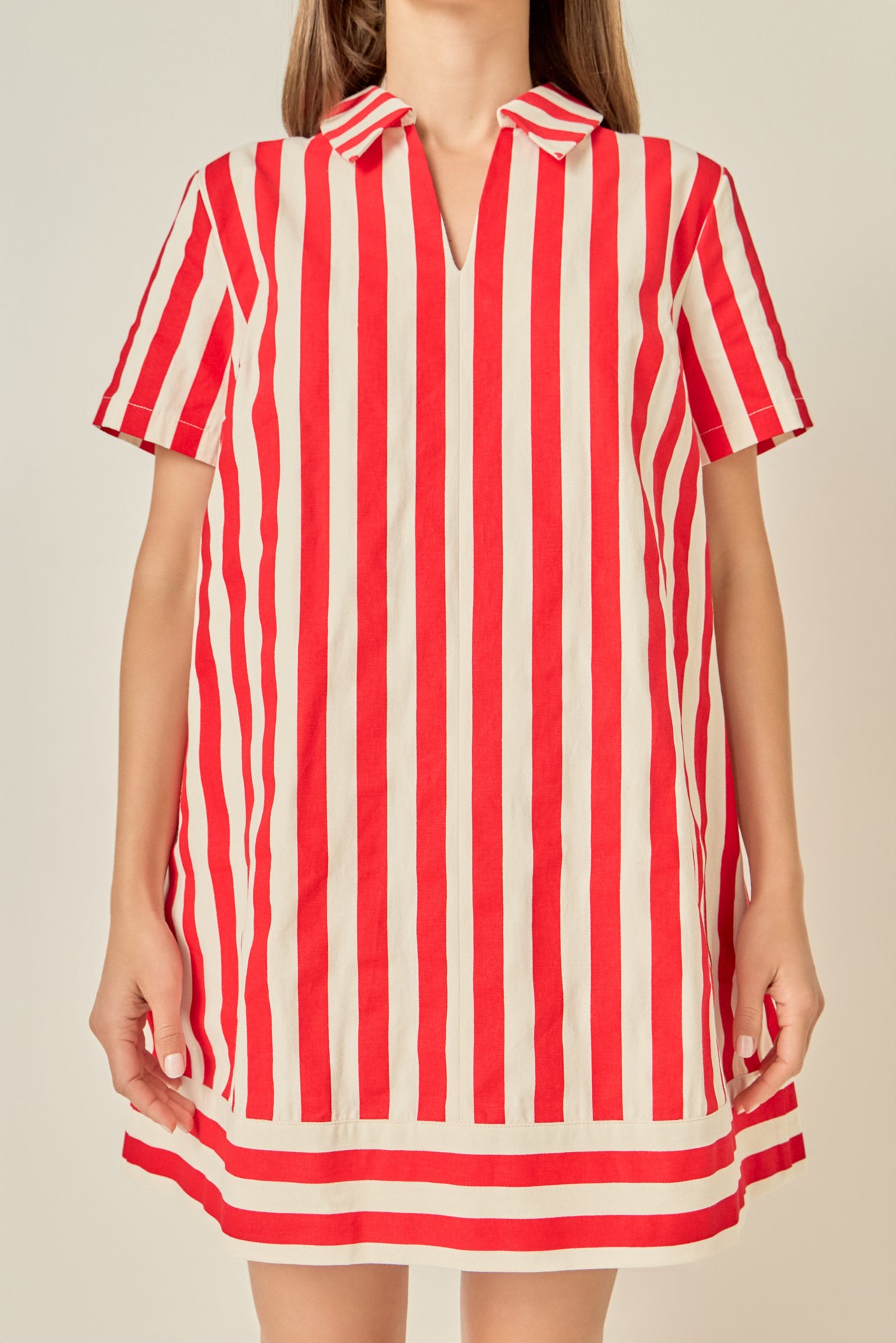 english factory striped mini dress English Factory