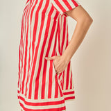 Coastal Stripe Mini Dress