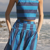 Bold Stripe Crop Top