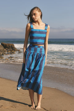 Bold Stripe Crop Top