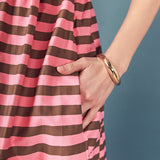 Striped Midi Dress