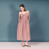 Striped Midi Dress